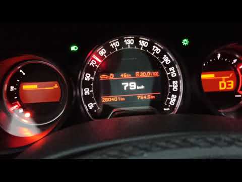 Citroen C5 3.0 HDI V6 241 HP 0-100 acceleration sport mode