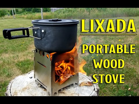 Lixada Woodstove -Assembly and First Burn