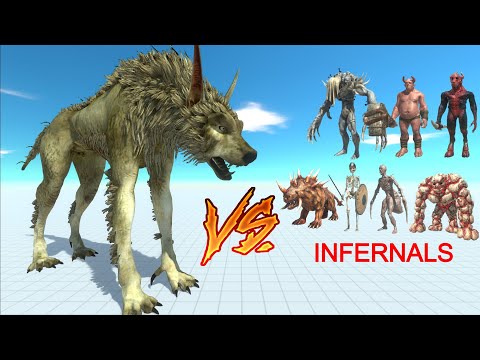 RALPH RAMPAGE vs ALL UNITS (Infernals) - Animal Revolt Battle Simulator