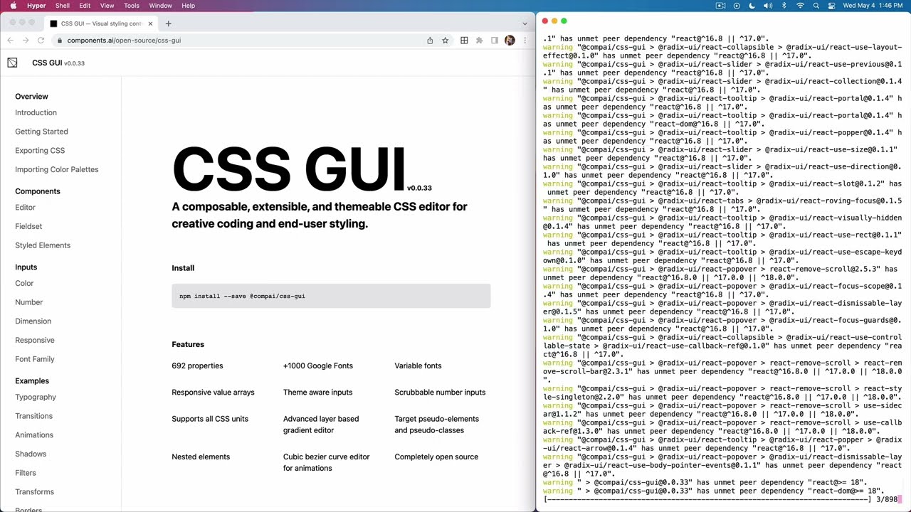 CSS GUI Intro