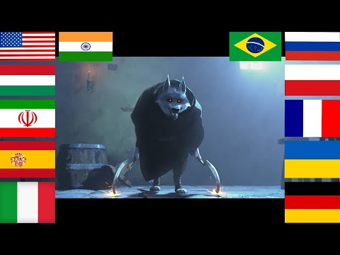 "I JUST LOVE THE SMELL OF FEAR" in different languages