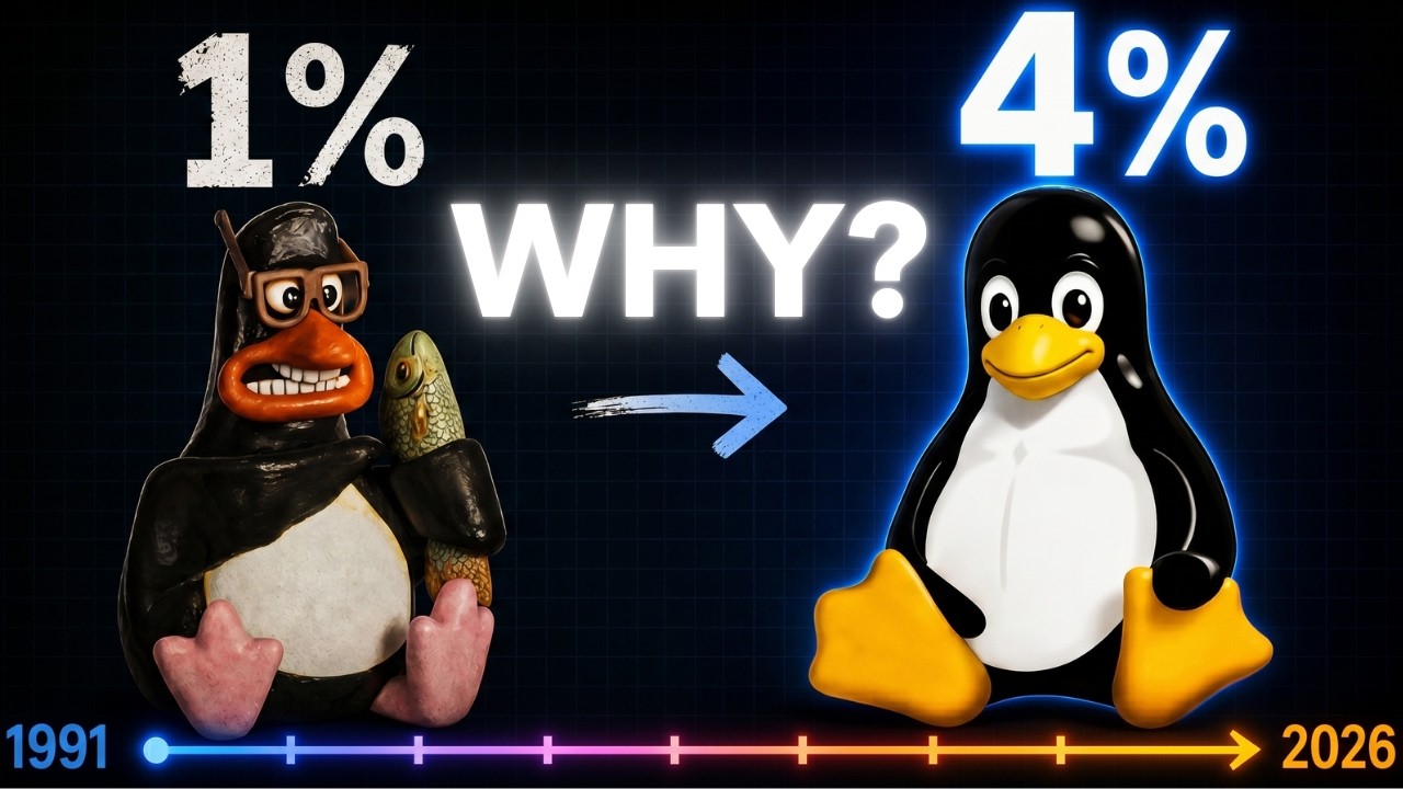 It Took 35 Years to Go From 1% to 4% on Desktop. Here's Every Reason Why.