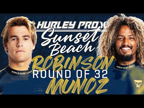 Jack Robinson vs Carlos Munoz | Hurley Pro Sunset Beach 2023 - Round of 32 Heat Replay
