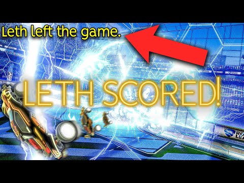 Rocket League, but if you score you're KICKED from the game