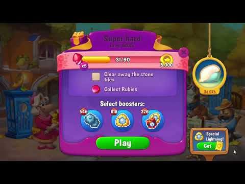 Fishdom 6035 Super Hard Level - 16 moves - NO BooSTERS