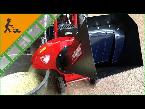 Biotrituradora para tractor Ceccato Tritone PTO con enganche de 3 puntos