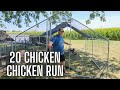 Chicken Run Large Metal Chicken Coop Run For 20 Chickens
