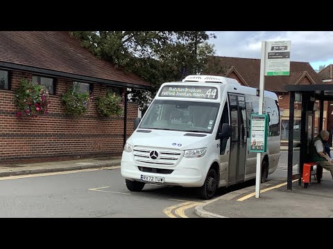 West Berkshire Council Transport Services Mercedes-Benz Sprinter EVM Trend (RX72 TUW) On Route 44