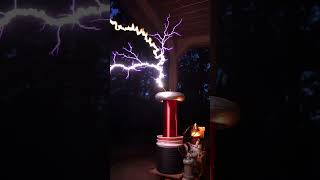strange phenomenon in huge tesla coil