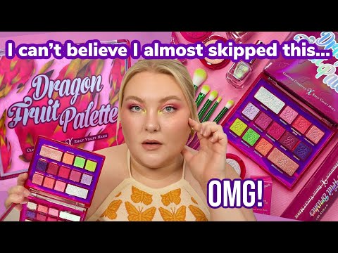 Clioandh Cosmetics Dragon Fruit Palette Swatches + Demo *a literal summer dream* | Lauren Mae Beauty