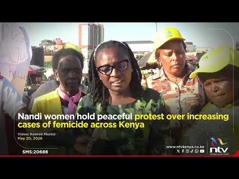 Nandi women hold peaceful protest over increasing cases of femicide across Kenya