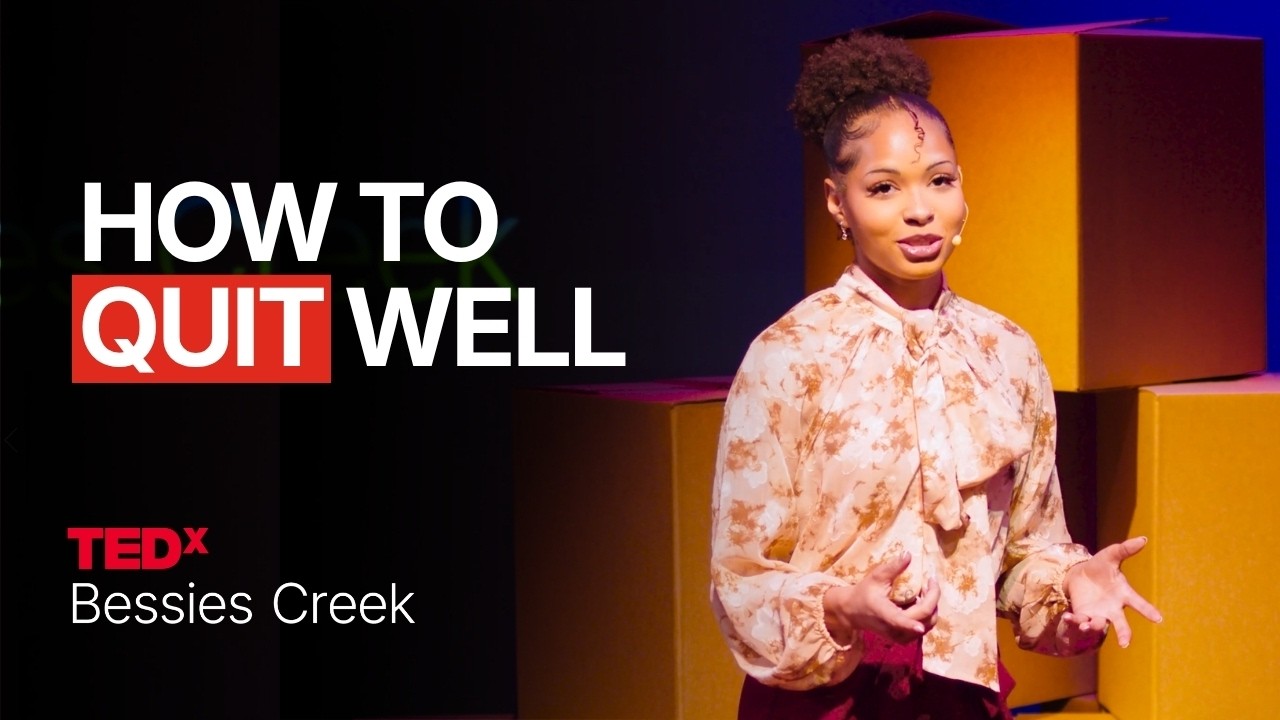 How to quit well | Jordyn Brielle Wright | TEDxBessies Creek