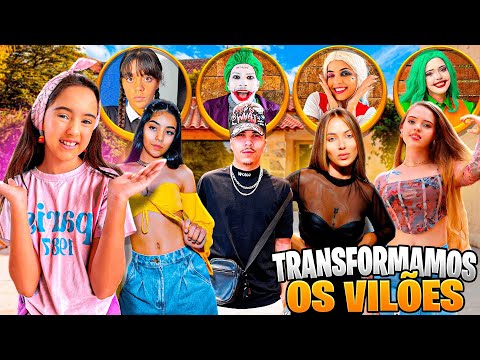 TIRAMOS A MAQUIAGEM DE TODOS OS VILÕES E TRANSFORMAMOS ELES EM BLOGUEIROS ESTILOSOS