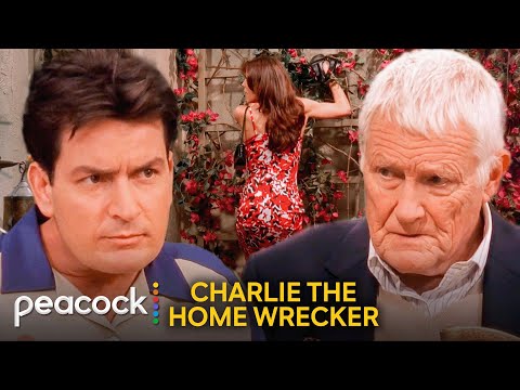 Two and a Half Men | Charlie Unknowingly Sleeps With a Man’s Trophy Wife