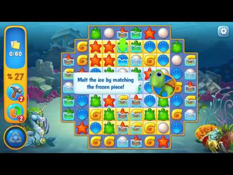 Fishdom level 30 Gameplay (iOS Android)
