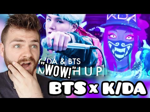 First Time Hearing BTS x K/DA "Pop/Stars & Mic Drop" REACTION