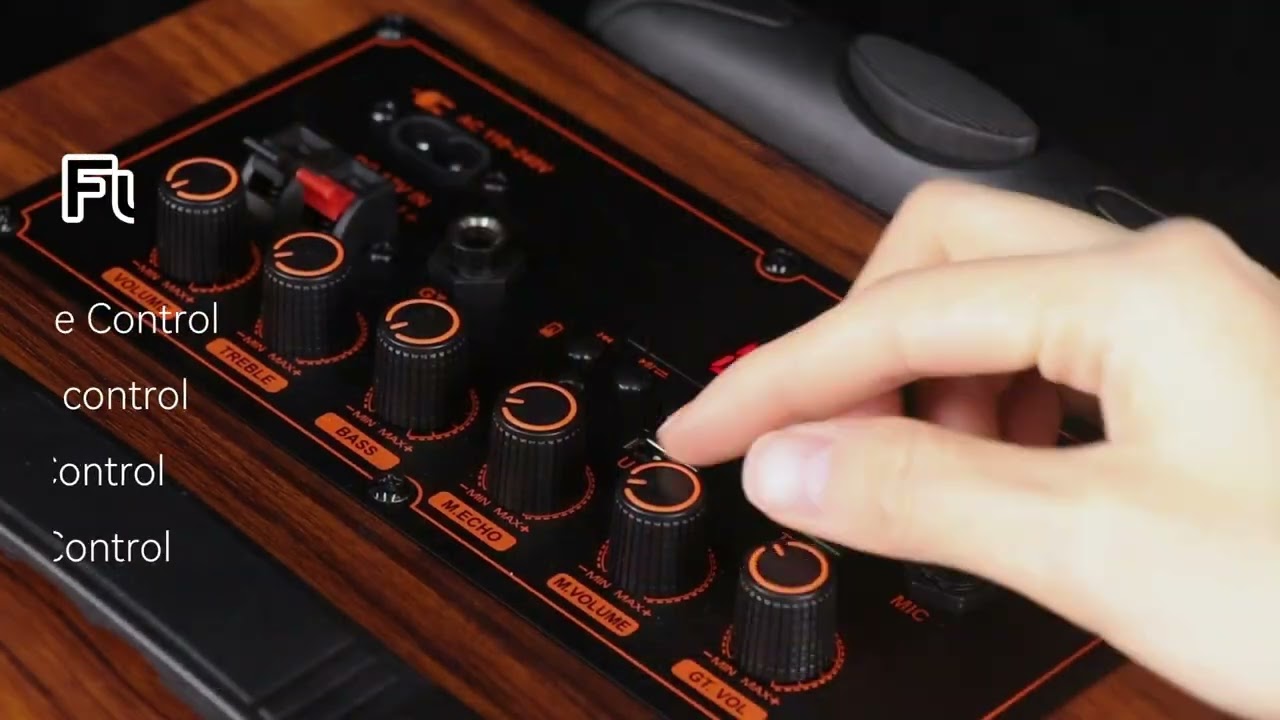 Sing-e - Enceinte bluetooth, Haut-Parleur Led en Bois video thumbnail