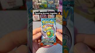 Opening Pokémon journey together pack 😁🔥 #pokemon #pokemoncards #pokemontcg #tcg #packopening