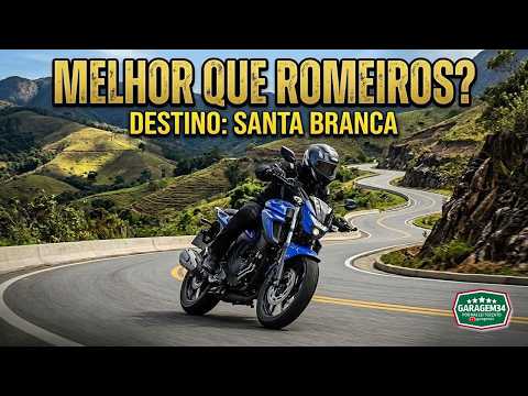 BIG MOTOVLOG RAIZ NA ESTRADA MELHOR QUE ROMEIROS: INDO PARA SANTA BRANCA DE FZ25!