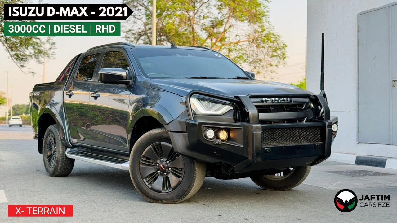 إيسوزو D ماكس X-TERRAIN | HEAVY OFF-ROAD FRONT BUMPER | PUSH START | REAR VIEW CAMERA | AT | 3.0L DIESEL | POWER S video