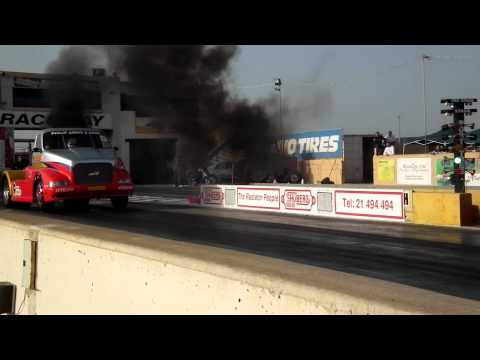 Maksar Racing Team, Diesel drag racing truck 10.1 seconds run.