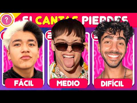🔥 Si CANTAS pierdes 🎵 Si BAILAS pierdes 😲  Reto Musical Quiz Dificil