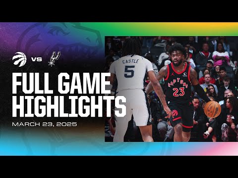 Game Highlights: Raptors vs Spurs | March 23, 2025