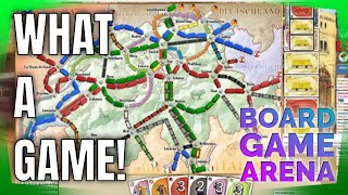 Ticket to Ride Switzerland - A Super Close Game!