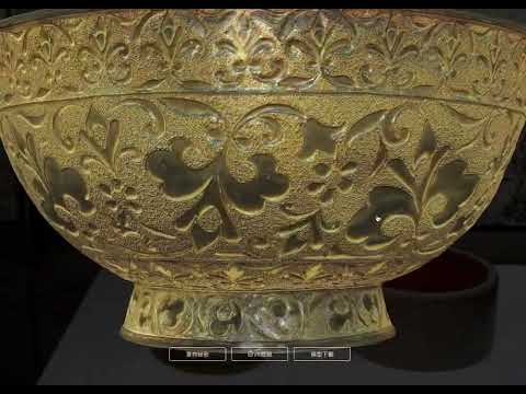 Web3D 3D Object  清 十八世紀乾隆御用款金碗