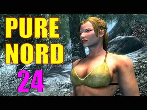 Skyrim PURE NORD BUILD Walkthrough  Part 24 - Free 1H & Block Level Up