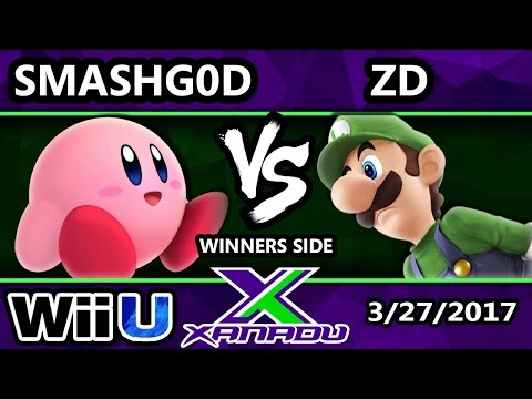 S@X 195 - SmashG0D (Kirby) Vs. InC | ZD (Luigi) - SSB4 Tournament - Smash for Wii U - Smash 4