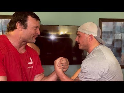 Devon Larratt ArmWrestling At The Olympia Weeknd In Orlando Florida AfterPull With Jonathan Breda.