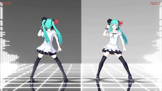 【MMD】CH4NGE [back side ＆ mirror][60fps]【初音ミクカバー】【ミクflowerナナMIX】