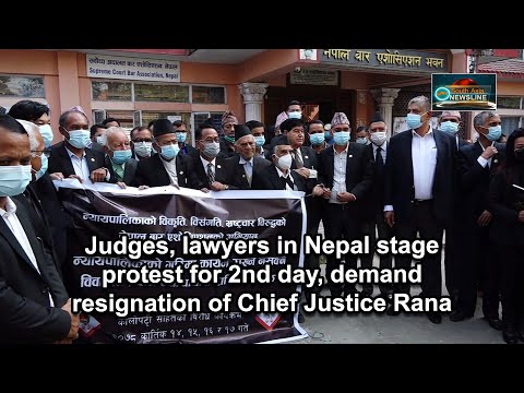 Judges, lawyers in Nepal stage protest for 2nd day, demand resignation of Chief Justice Rana