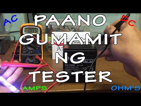 Paano Gumamit ng Tester (Digital Multimeter)