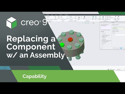 Replacing a Component with an Assembly | Creo 9
