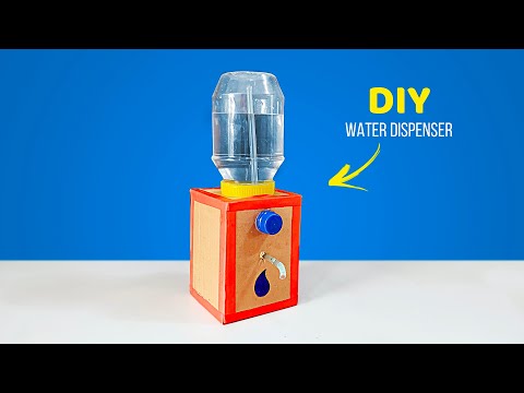 How to Make a Water Dispenser from Cardboard || DIY Water Dispenser at Home