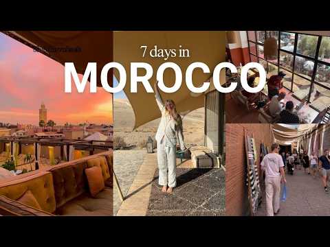 let's go to marrakesh | staying in a riad,  souk shopping & desert 🌵🐪