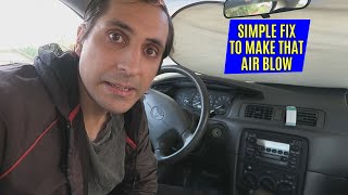 Easy Fix for Broken Air Diverter on a 2000 Toyota Camry