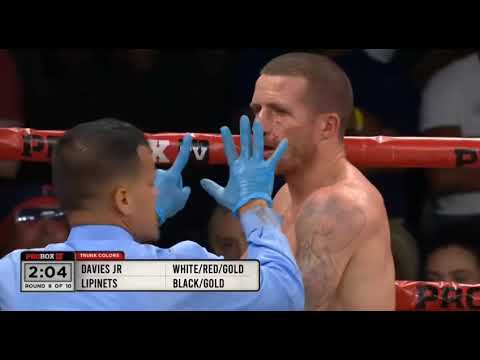 Sergey Lipinets (18-3-1, 13 KO) defeated Robbie Davis Jr. (23-5, 15 KO) in a very spectacular fight.