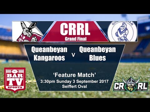 2017 Canberra RL Grand Final - Queanbeyan Kangaroos v Queanbeyan Blues