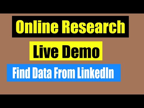 Online Research live project demo | Internet Research Master Course| Web Research Live Upwork Demo