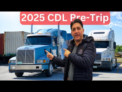 CDL class a pre- trip inspection | modernized cdl skills test | Luxury Driving Academy