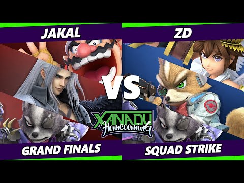 Xanadu Homecoming Squad Strike GRAND FINALS - Jakal Vs. ZD [L] Smash Ultimate - SSBU