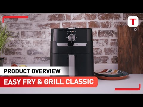 Gruzdintuvė Tefal Easy Fry &amp; Grill Classic EY501815, Juodos spalvos video