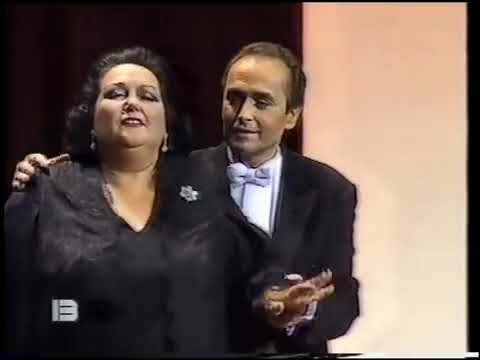 Montserrat Caballe, & Jose Carreras  "El duo de la Africana"  Siviglia 10.05.1991