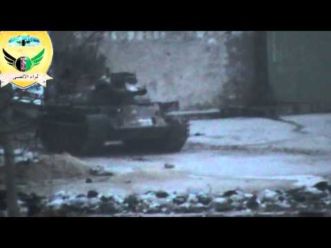 اشتباكات بين عناصر لواء الأقصى وقوات النظام في ثكنة المهلب