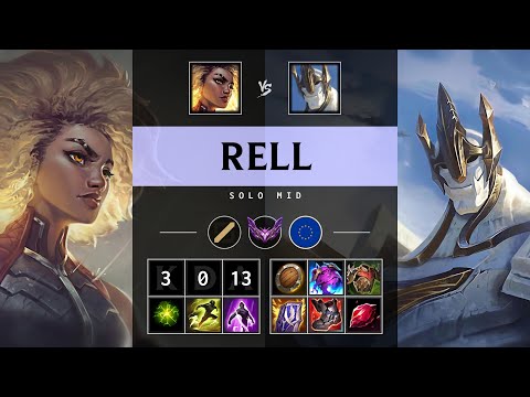Rell Mid vs Galio - EUW Master Patch 25.15