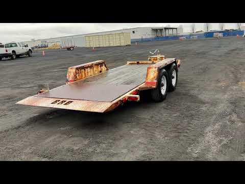 TrailMax T-12-UT 20' T/A Equipment Trailer
