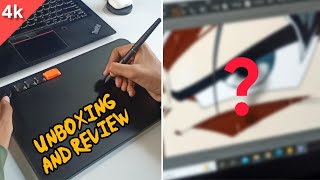 Veikk Voila L Pen Tablet Unboxing and Review | Drawing Goku Ultra Instinct Eye